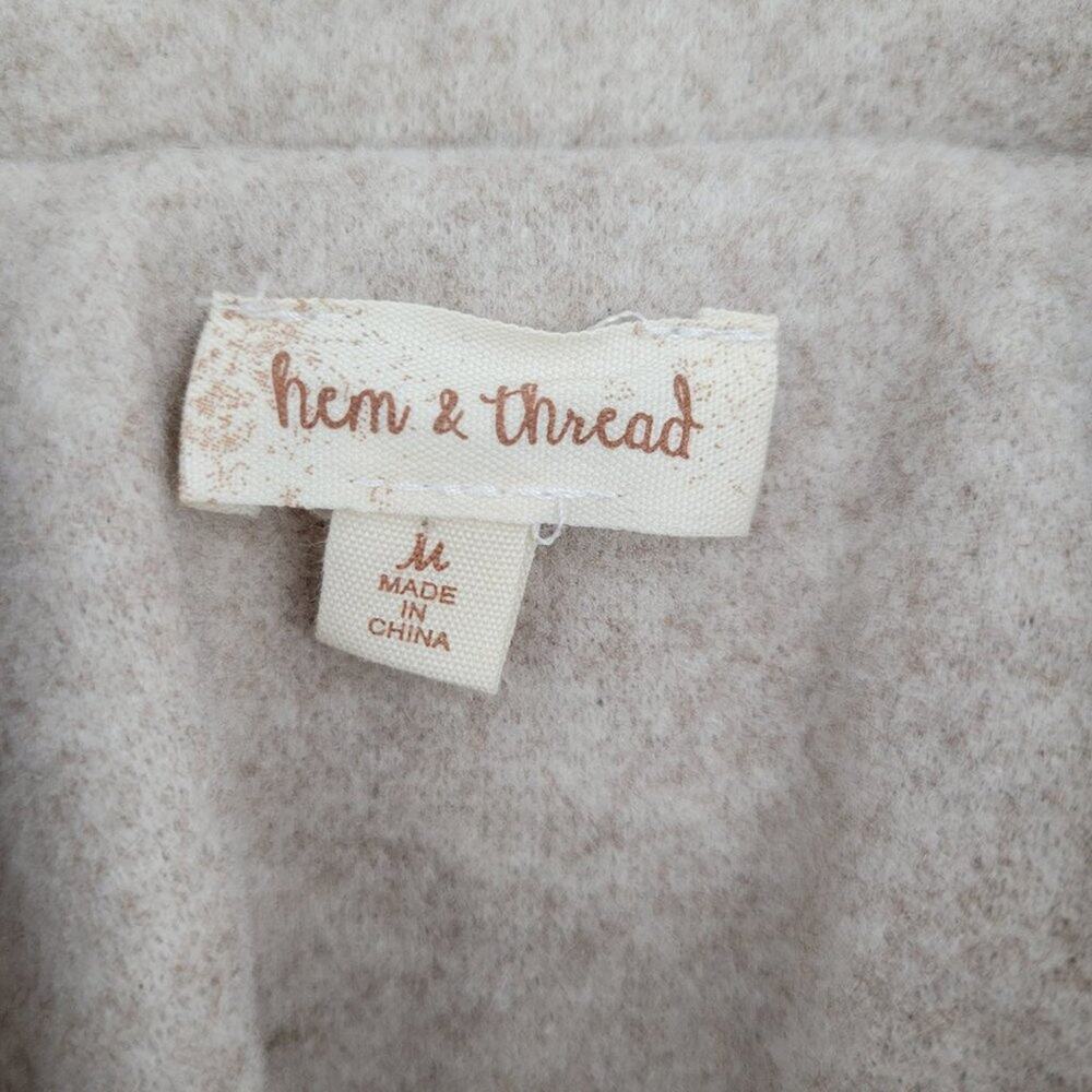 Hem & Thread Button Down Shacket - Picture 5 of 8